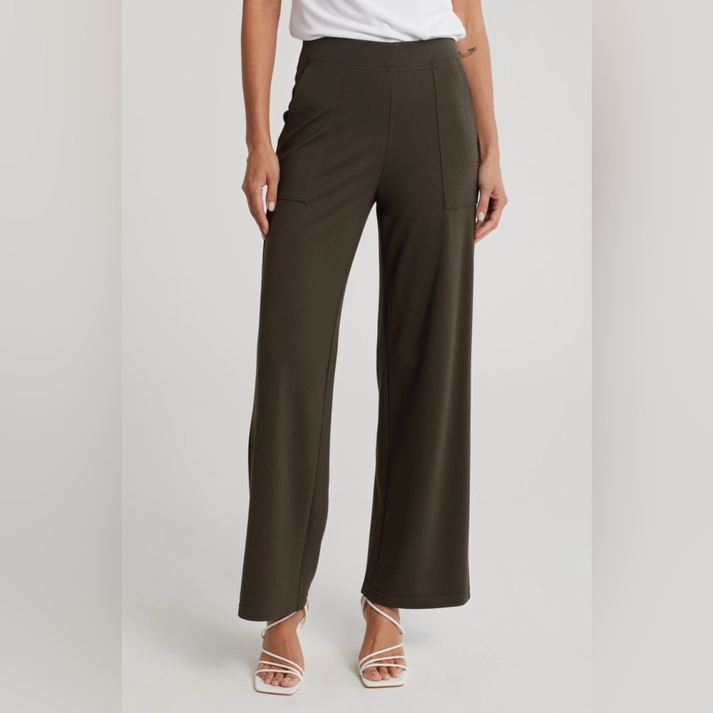 Max Studio Easy Wide-Leg Pants Small